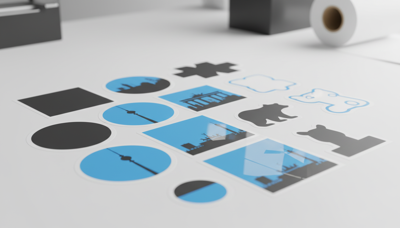 Aufkleber drucken & Sticker bedrucken – Der ultimative Guide für Berliner Unternehmen